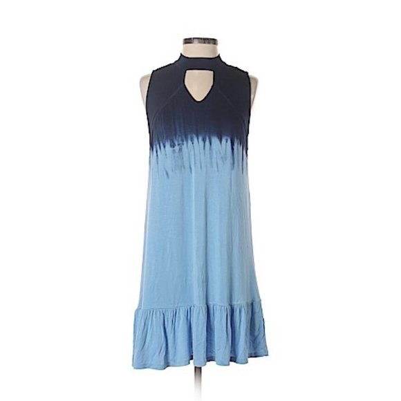 True Craft Dresses True Craft Sleeveless Dip Dye Dress Poshmark